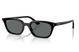 Ray-Ban RB4456 Zaya Sunglasses - Black / Dark Grey Polar