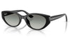 Ray-Ban RB4457D Sunglasses - Black / Grey Gradient