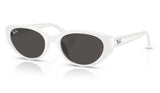 Ray-Ban RB4457D Sunglasses - White / Dark Grey