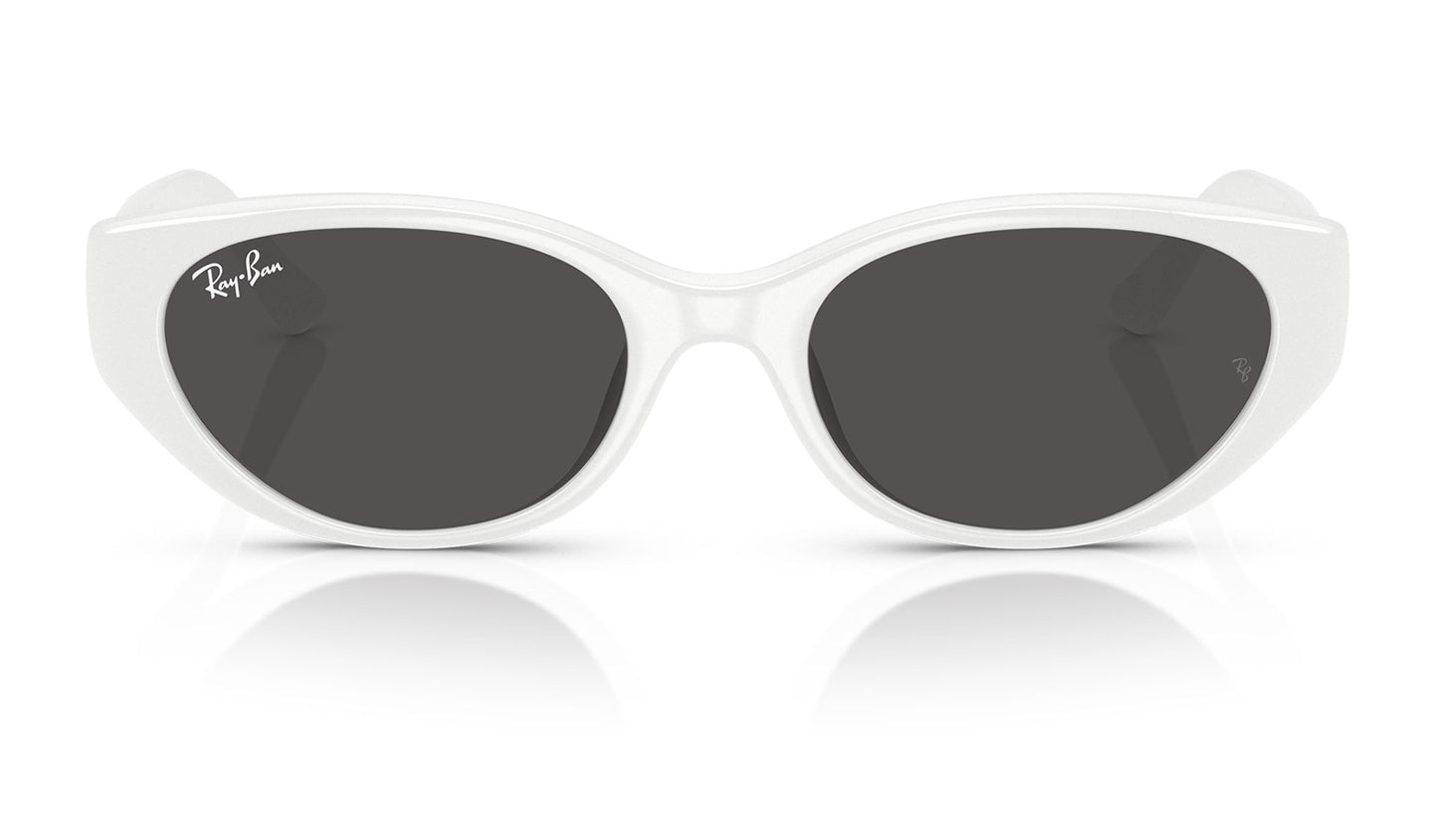 Ray-Ban RB4457D Sunglasses - White / Dark Grey