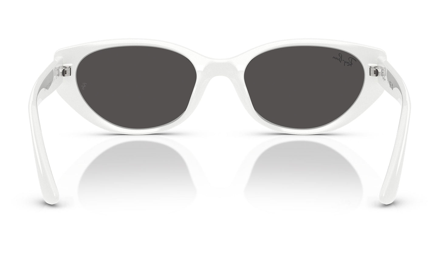 Ray-Ban RB4457D Sunglasses - White / Dark Grey
