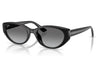 Ray-Ban RB4457D Sunglasses - Black / Grey Gradient