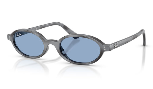 Ray-Ban RB4472 Khal Sunglasses - Dark Grey Havana / Blue