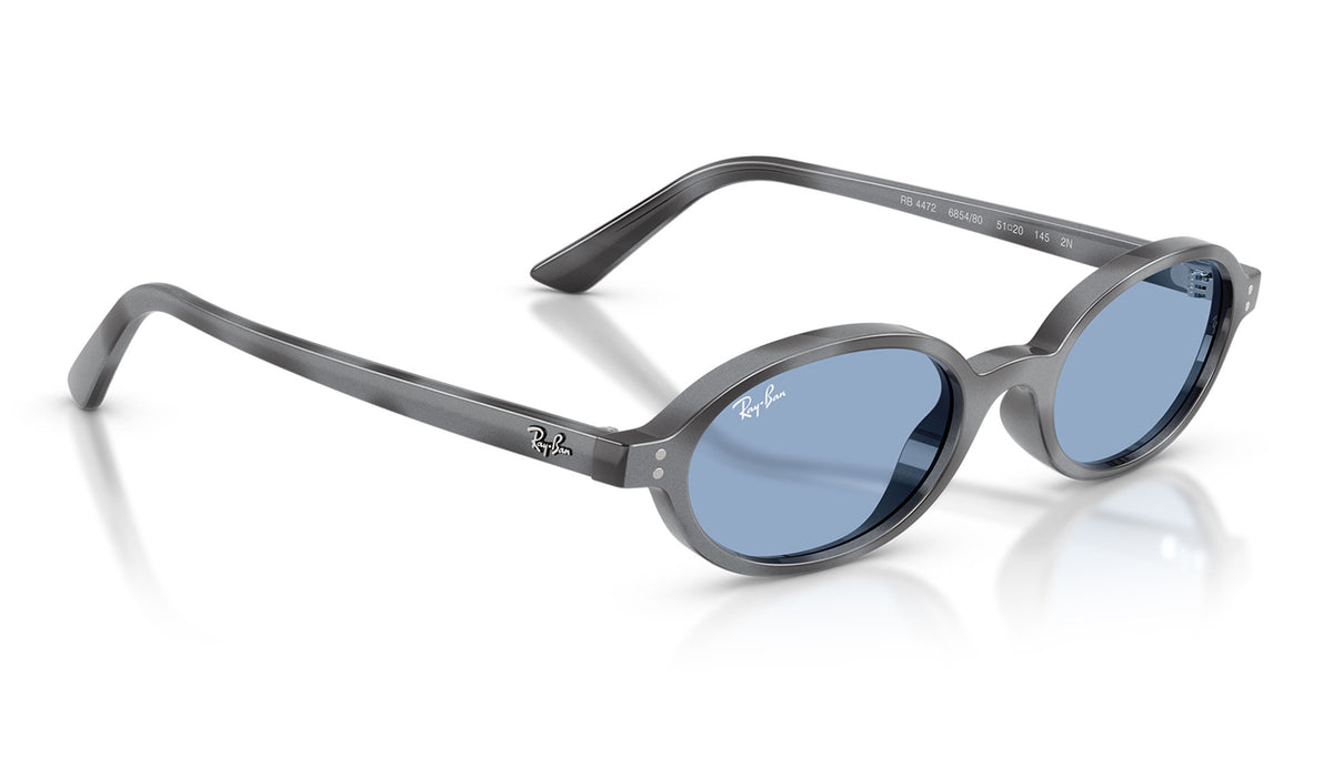 Ray-Ban RB4472 Khal Sunglasses - Dark Grey Havana / Blue