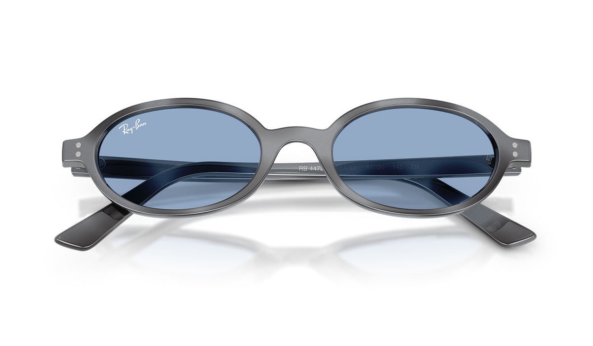 Ray-Ban RB4472 Khal Sunglasses - Dark Grey Havana / Blue
