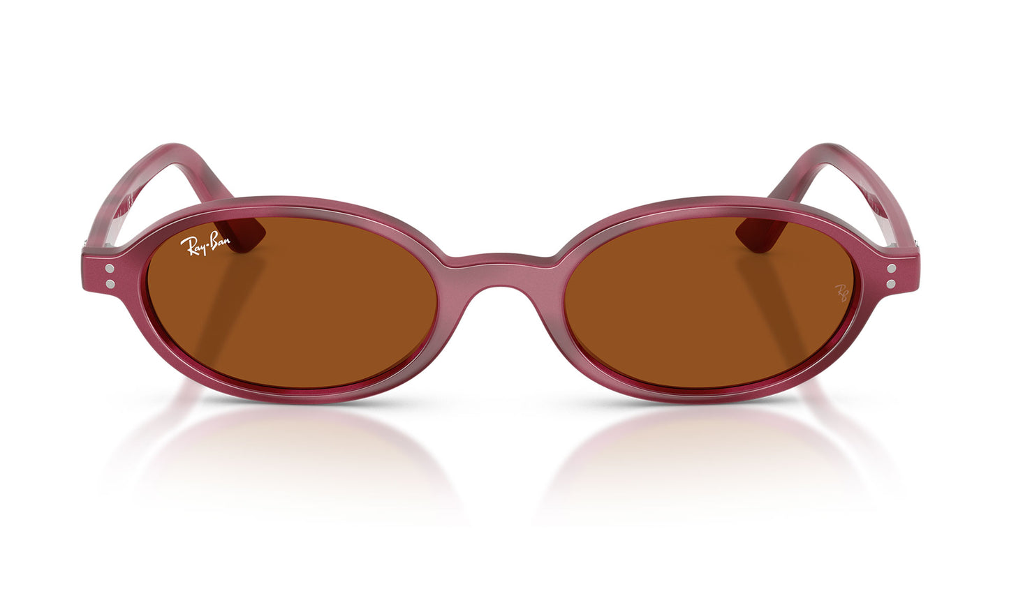 Ray-Ban RB4472 Khal Sunglasses - Violet Havana / Dark Brown