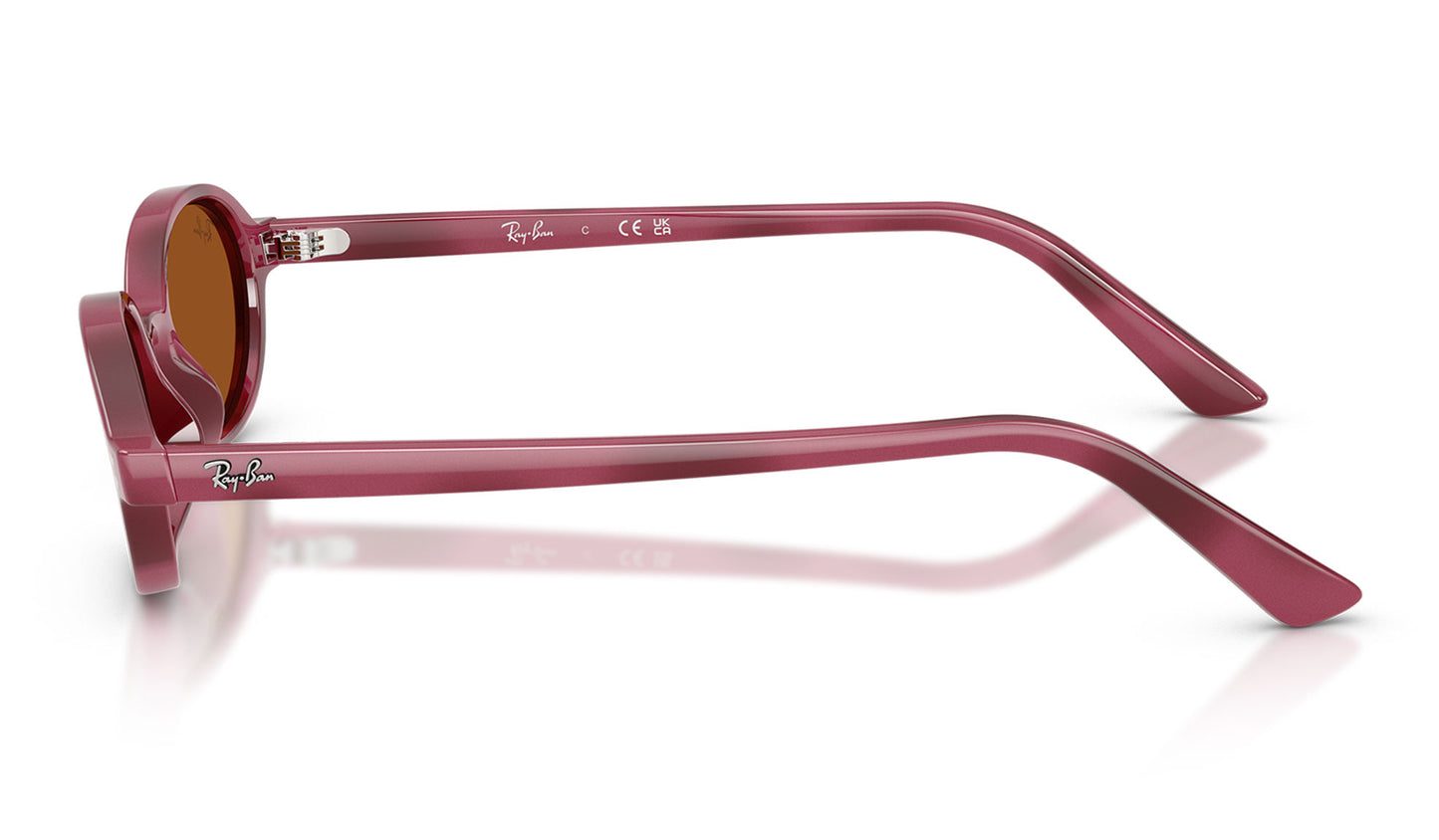 Ray-Ban RB4472 Khal Sunglasses - Violet Havana / Dark Brown