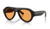 Ray-Ban RB4925 Aviator Puffer Sunglasses - Black / Orange