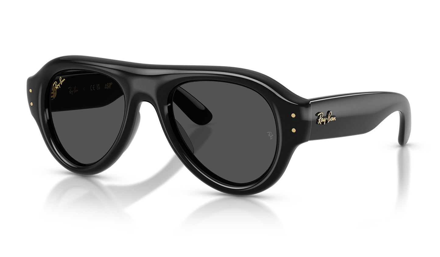 Ray-Ban RB4925 Aviator Puffer Sunglasses - Black / Ultra Black