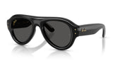 Ray-Ban RB4925 Aviator Puffer Sunglasses - Black / Ultra Black