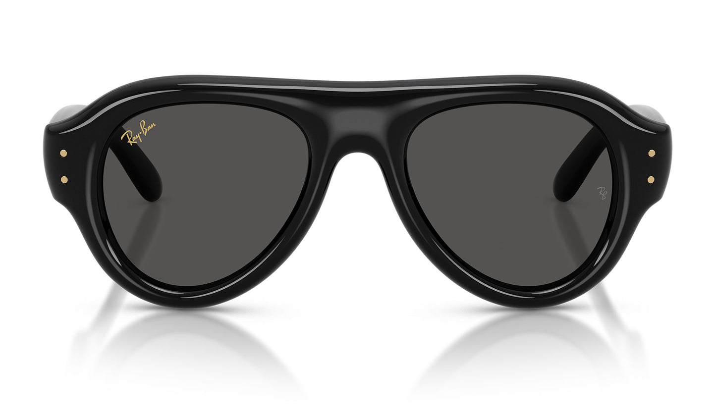 Ray-Ban RB4925 Aviator Puffer Sunglasses - Black / Ultra Black