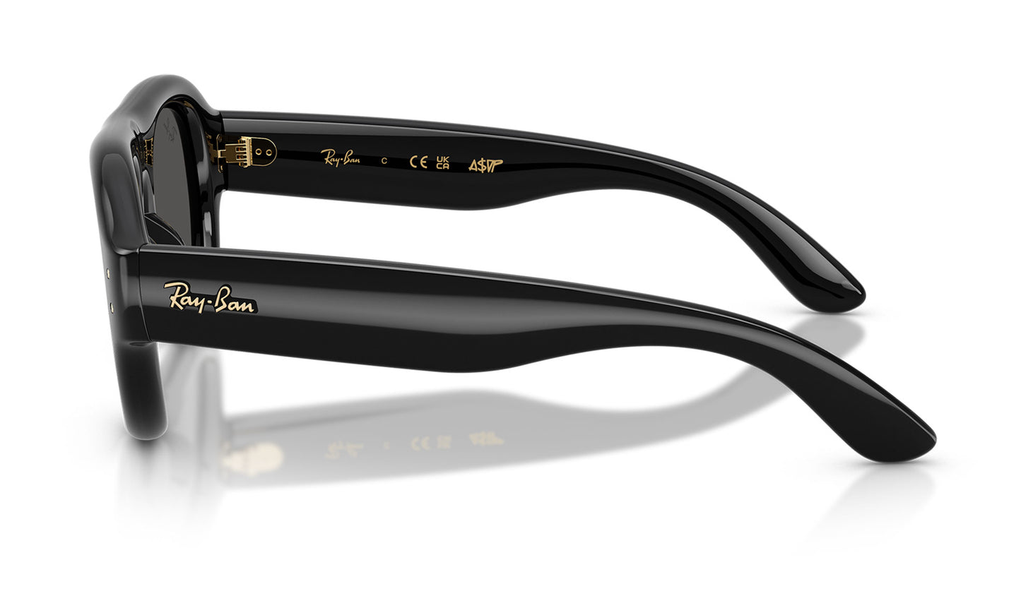 Ray-Ban RB4925 Aviator Puffer Sunglasses - Black / Ultra Black
