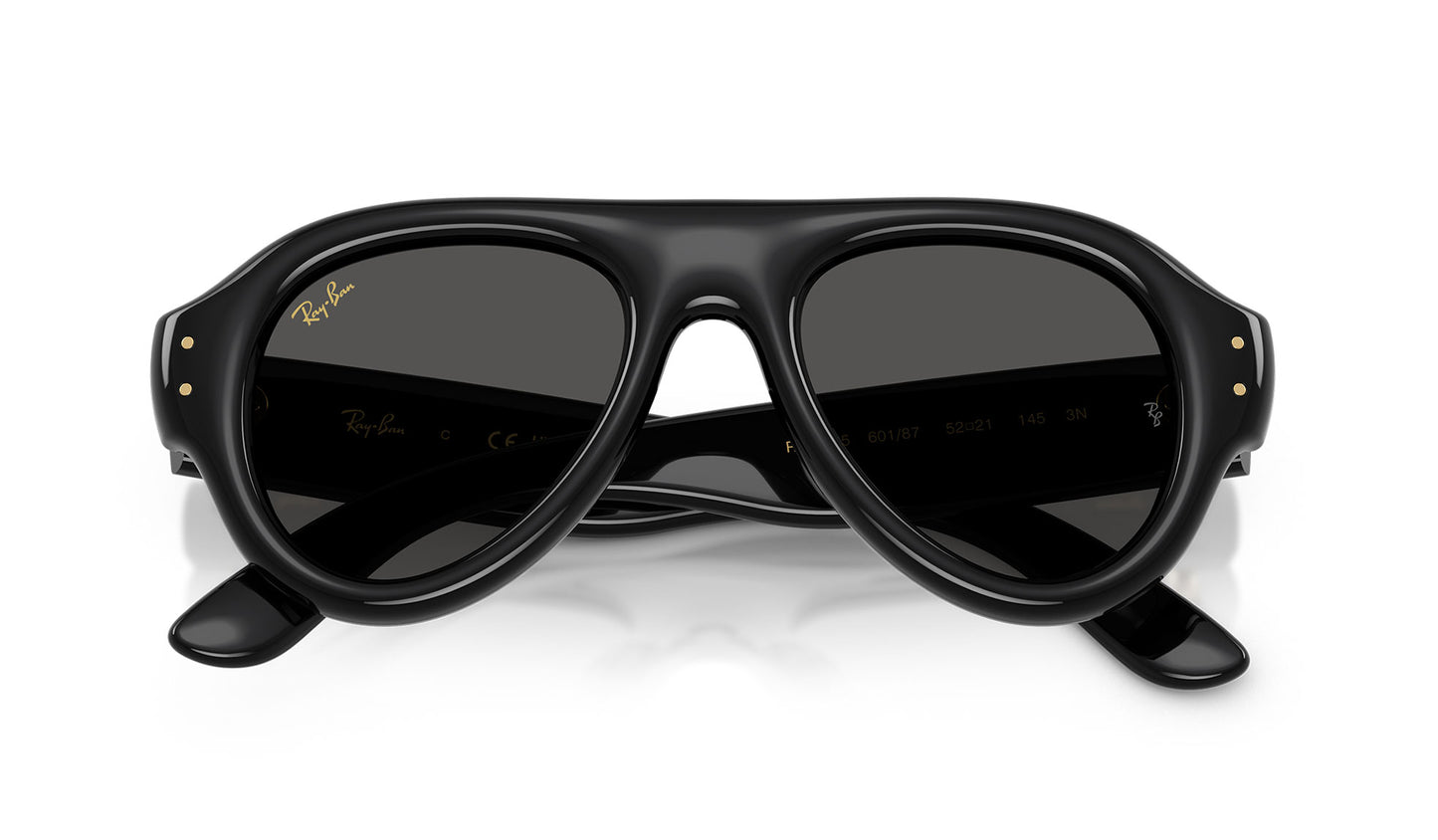 Ray-Ban RB4925 Aviator Puffer Sunglasses - Black / Ultra Black