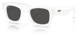Ray-Ban RB4940 Wayfarer Puffer Sunglasses - White / Ultra Black