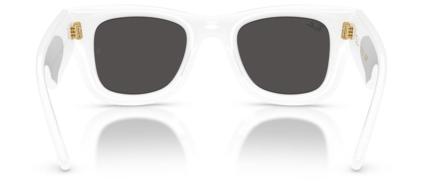 Ray-Ban RB4940 Wayfarer Puffer Sunglasses - White / Ultra Black