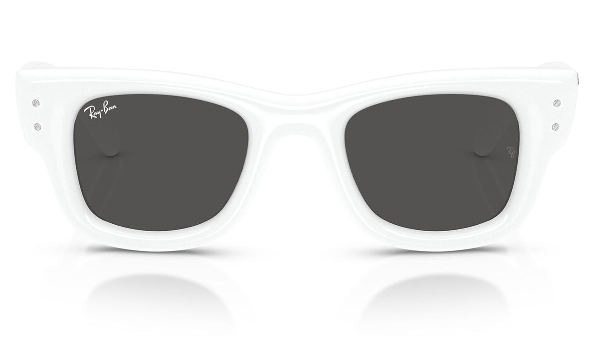 Ray-Ban RB4940B Wayfarer Puffer Crystal Edition Sunglasses - White & Strass / Ultra Black