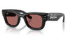 Ray-Ban RB4940B Wayfarer Puffer Crystal Edition Sunglasses - Black / Dark Violet