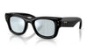 Ray-Ban RB4940 Wayfarer Puffer Sunglasses - Black / Green Mirror Silver