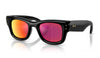 Ray-Ban RB4940 Wayfarer Puffer Sunglasses - Black / Brown Mirror Orange