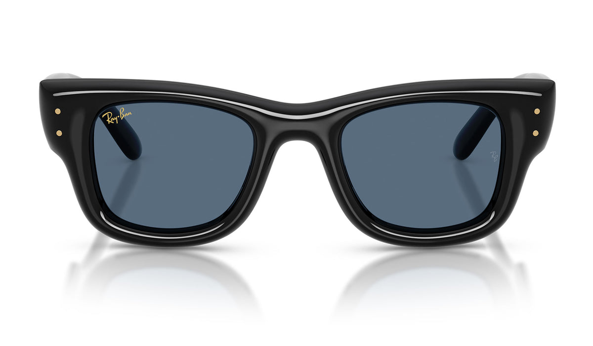Ray-Ban RB4940 Wayfarer Puffer Sunglasses - Black / Dark Blue