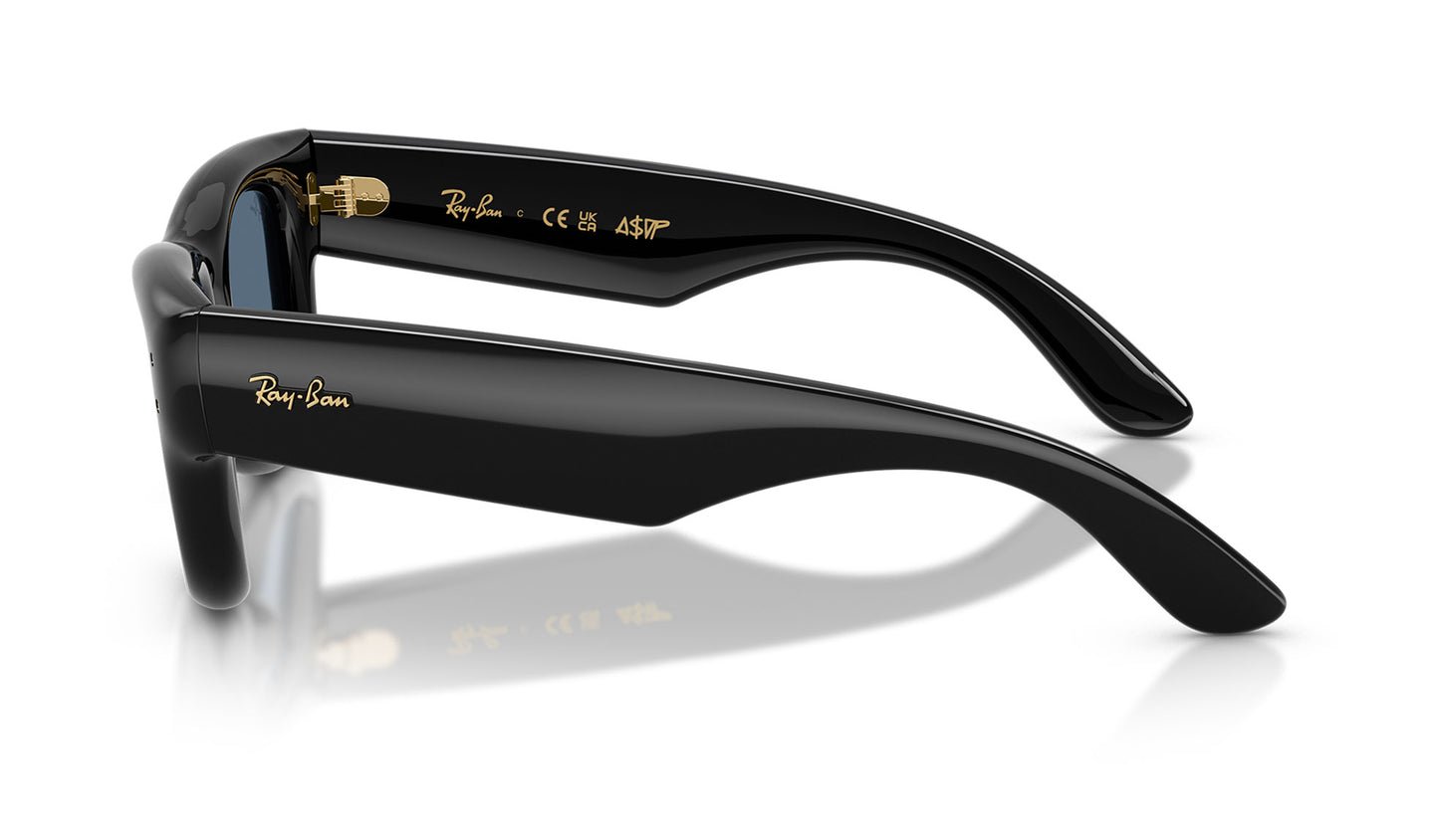 Ray-Ban RB4940 Wayfarer Puffer Sunglasses - Black / Dark Blue
