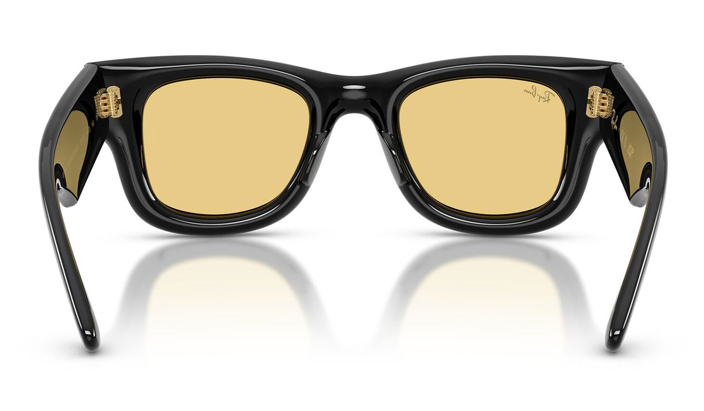 Ray-Ban RB4940 Wayfarer Puffer Sunglasses - Black / Yellow