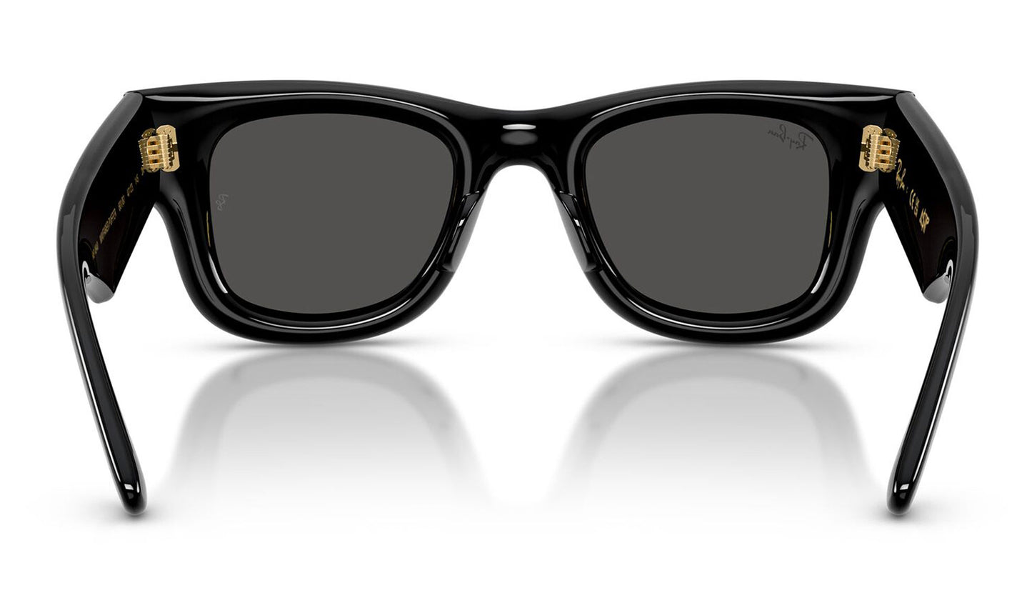 Ray-Ban RB4940 Wayfarer Puffer Sunglasses - Black / Ultra Black