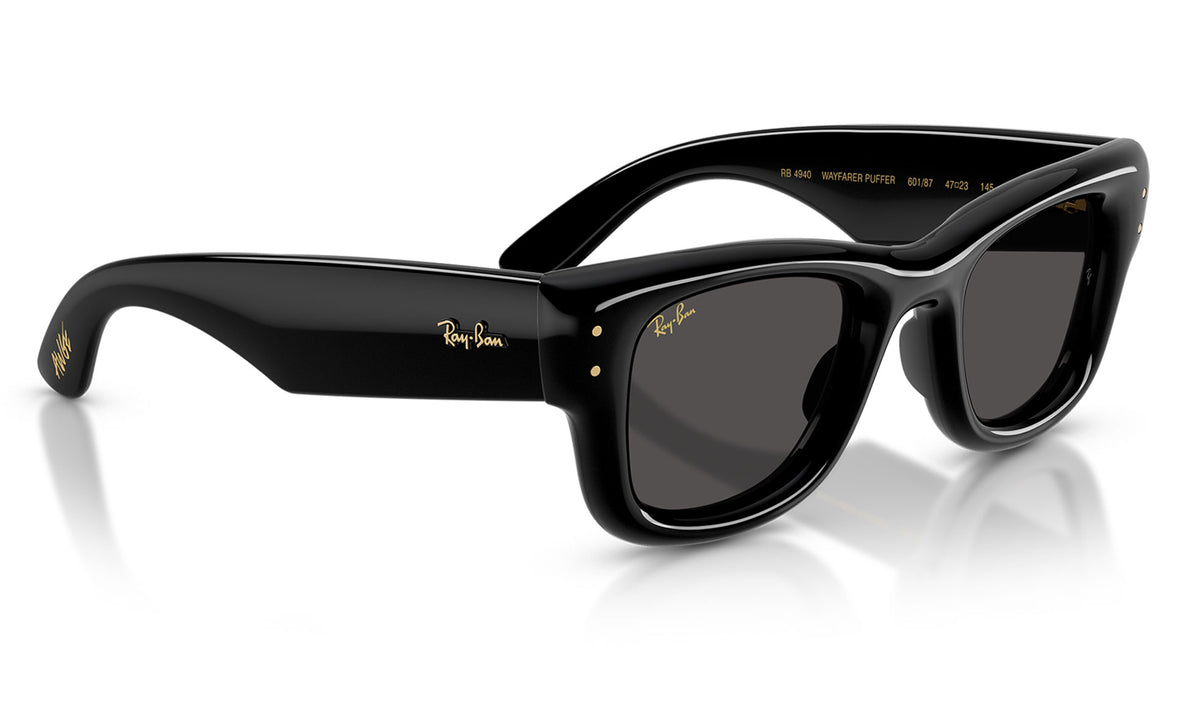 Ray-Ban RB4940 Wayfarer Puffer Sunglasses - Black / Ultra Black