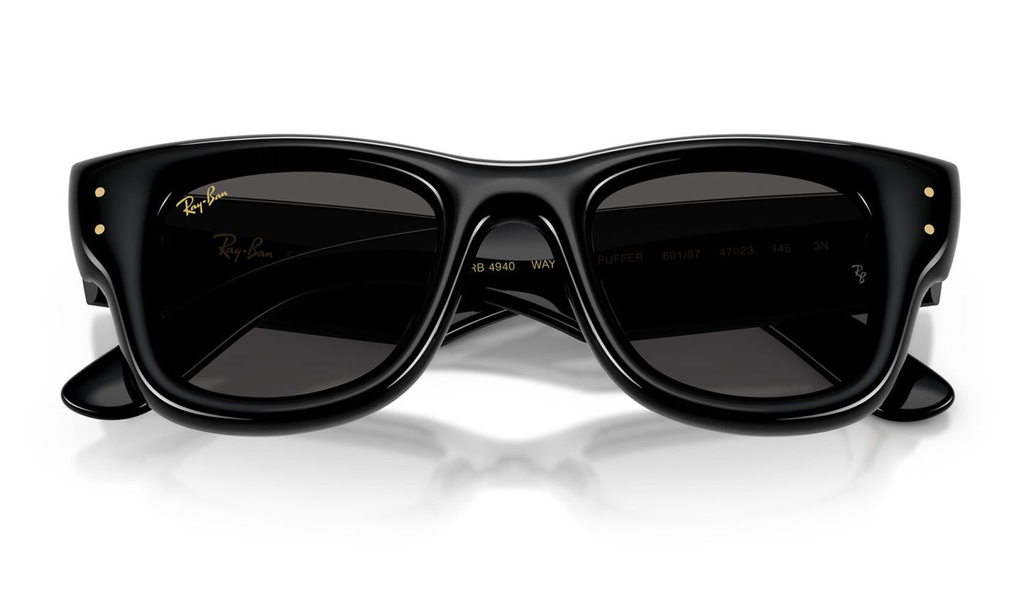 Ray-Ban RB4940 Wayfarer Puffer Sunglasses - Black / Ultra Black