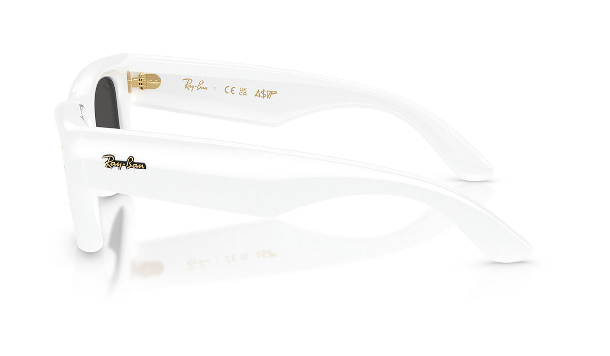 Ray-Ban RB4940 Wayfarer Puffer Sunglasses - White / Ultra Black