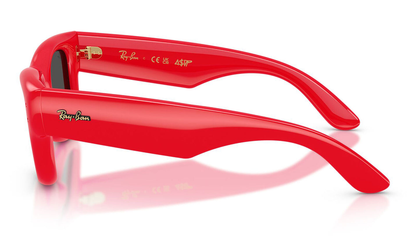 Ray-Ban RB4940 Wayfarer Puffer Sunglasses - Red / Ultra Black