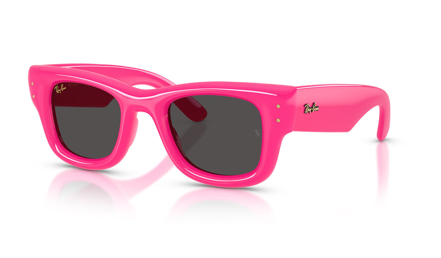 Ray-Ban RB4940 Wayfarer Puffer Sunglasses - Fucsia / Ultra Black