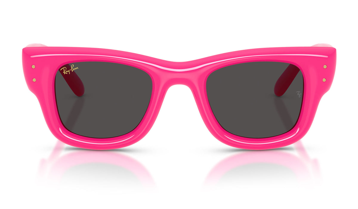 Ray-Ban RB4940 Wayfarer Puffer Sunglasses - Fucsia / Ultra Black