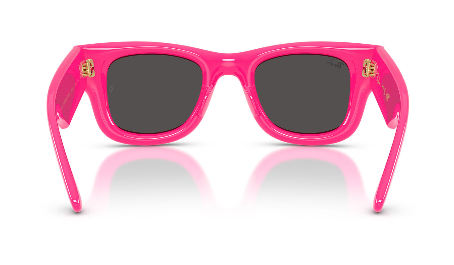Ray-Ban RB4940 Wayfarer Puffer Sunglasses - Fucsia / Ultra Black