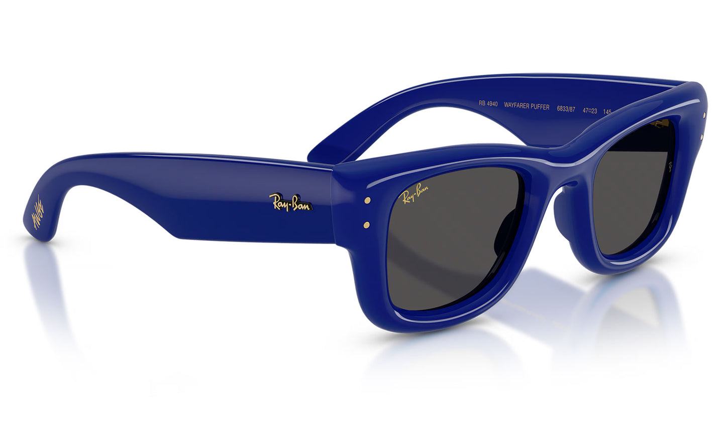 Ray-Ban RB4940 Wayfarer Puffer Sunglasses - Blue / Ultra Black