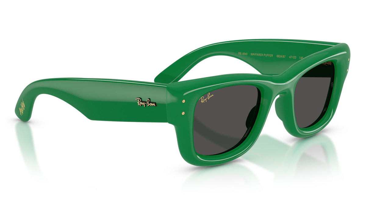 Ray-Ban RB4940 Wayfarer Puffer Sunglasses - Green / Ultra Black