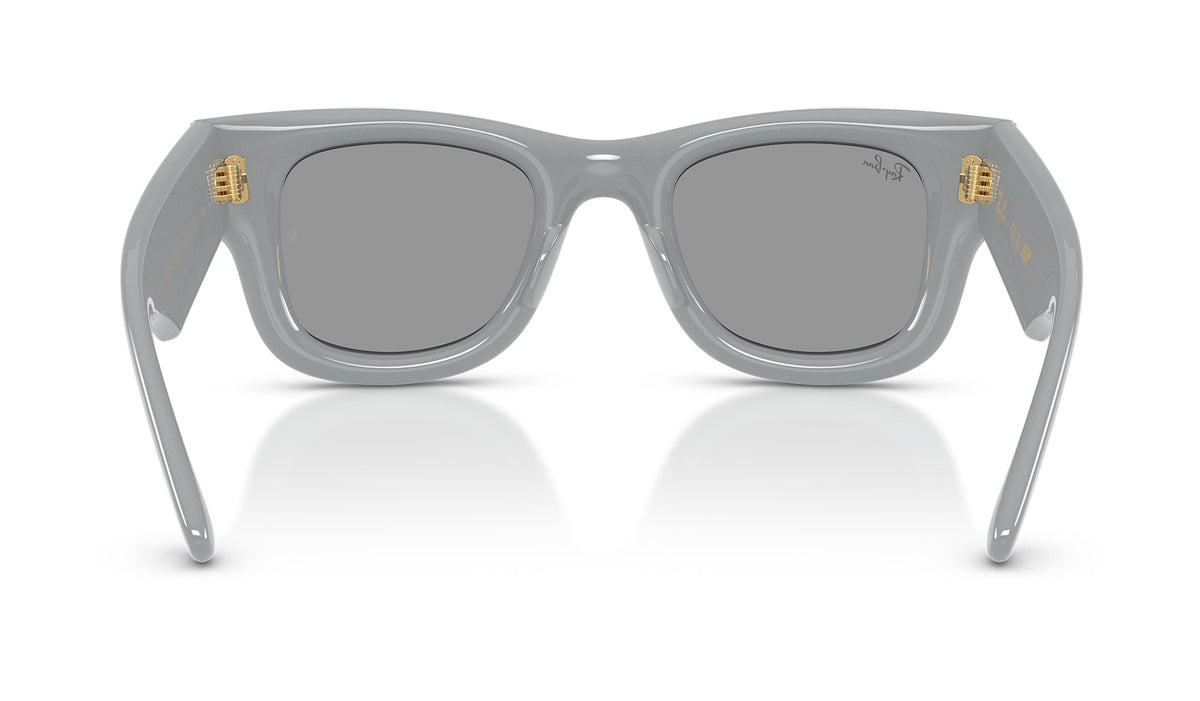 Ray-Ban RB4940 Wayfarer Puffer Sunglasses - Solid Grey / Grey