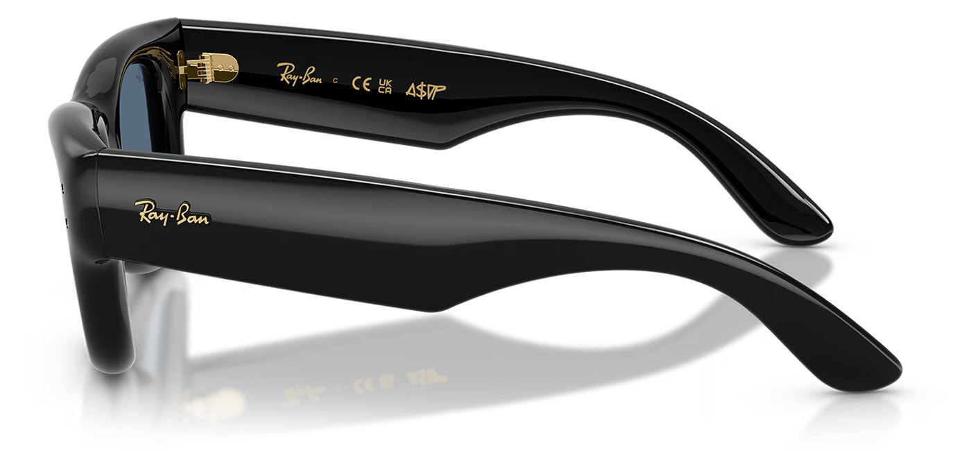 Ray-Ban RB4940 Wayfarer Puffer Sunglasses - Black / Dark Blue
