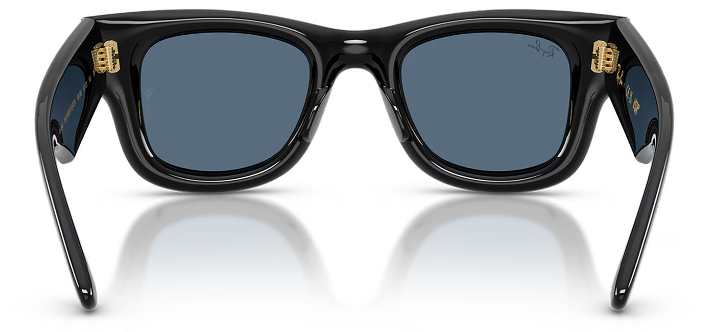 Ray-Ban RB4940 Wayfarer Puffer Sunglasses - Black / Dark Blue