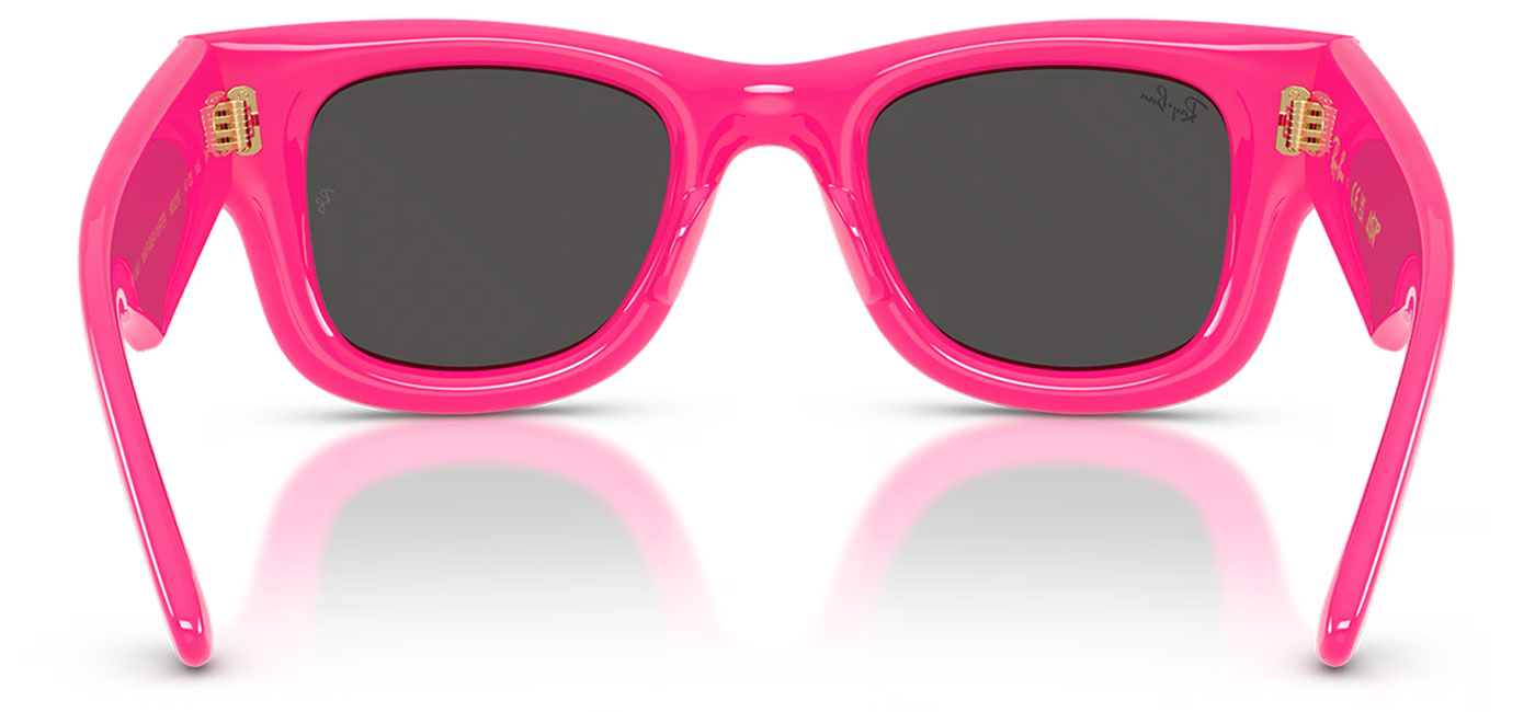 Ray-Ban RB4940 Wayfarer Puffer Sunglasses - Fucsia / Ultra Black
