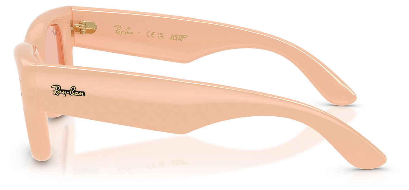 Ray-Ban RB4940 Wayfarer Puffer Sunglasses - Solid Nude / Dark Pink