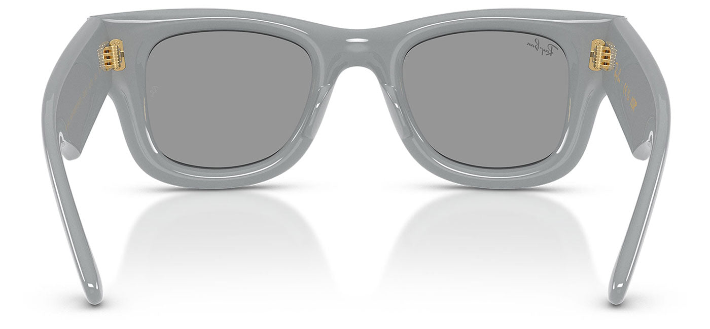 Ray-Ban RB4940 Wayfarer Puffer Sunglasses - Solid Grey / Grey