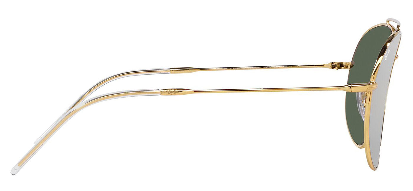 Ray-Ban RBR0101S Aviator Reverse Sunglasses - Gold / Green