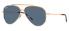 Ray-Ban RBR0101S Aviator Reverse Sunglasses - Rose Gold / Dark Blue
