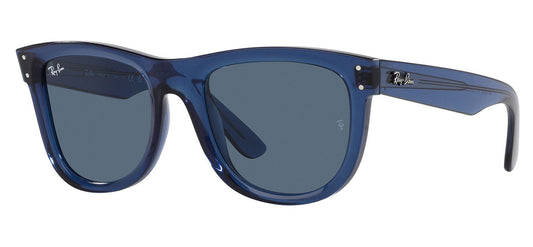 Ray-Ban RBR0502S Wayfarer Reverse Sunglasses - Transparent Navy Blue / Blue