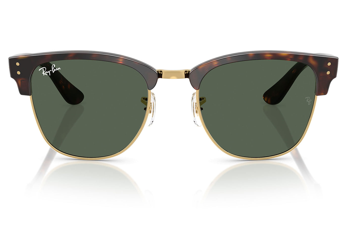 Ray-Ban RBR0504S Clubmaster Reverse Sunglasses - Havana / Dark Green