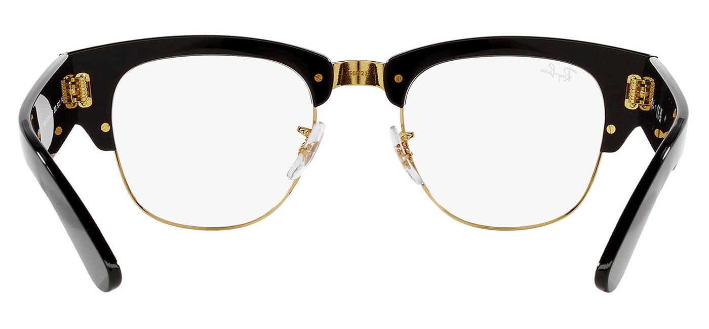 Ray-Ban RX0316V Mega Clubmaster Glasses - Black on Gold