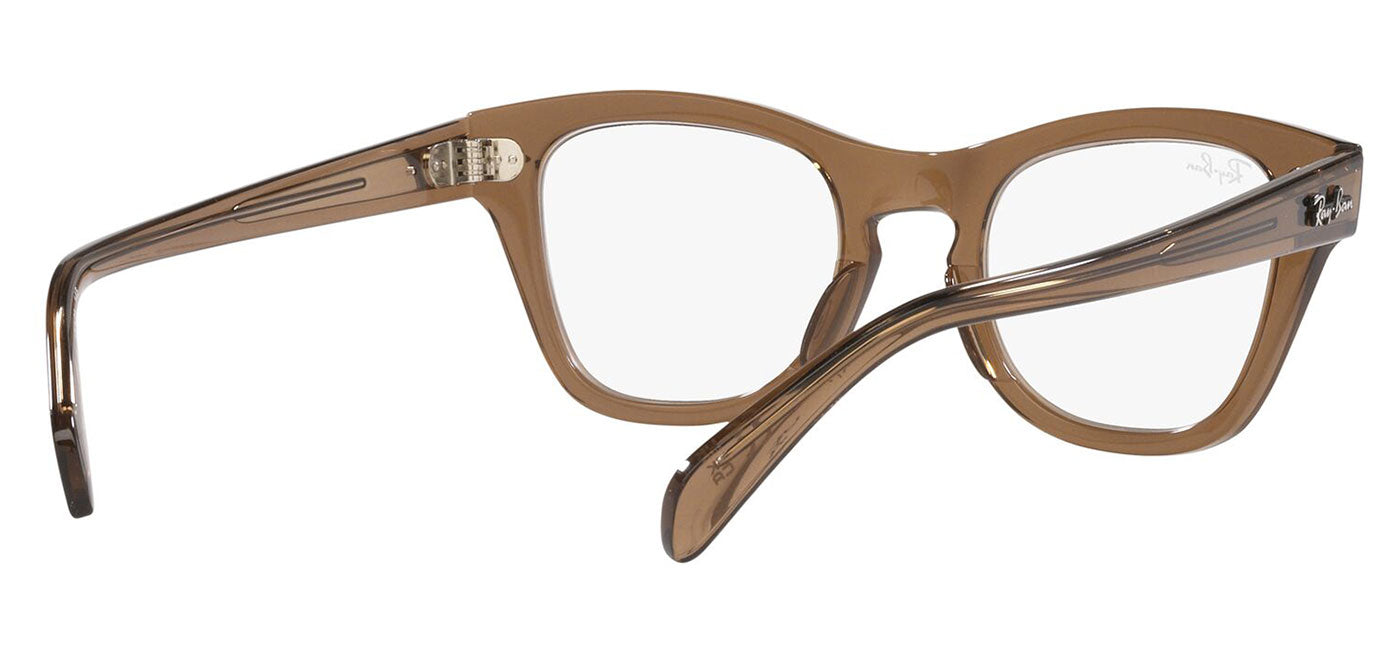 Ray-Ban RX0707V Glasses - Transparent Light Brown