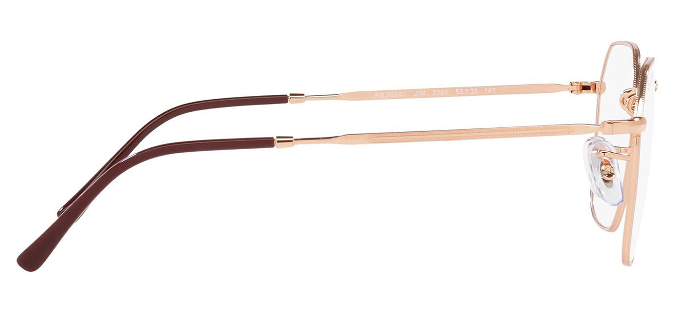 Ray-Ban RX3694V Jim Glasses - Rose Gold