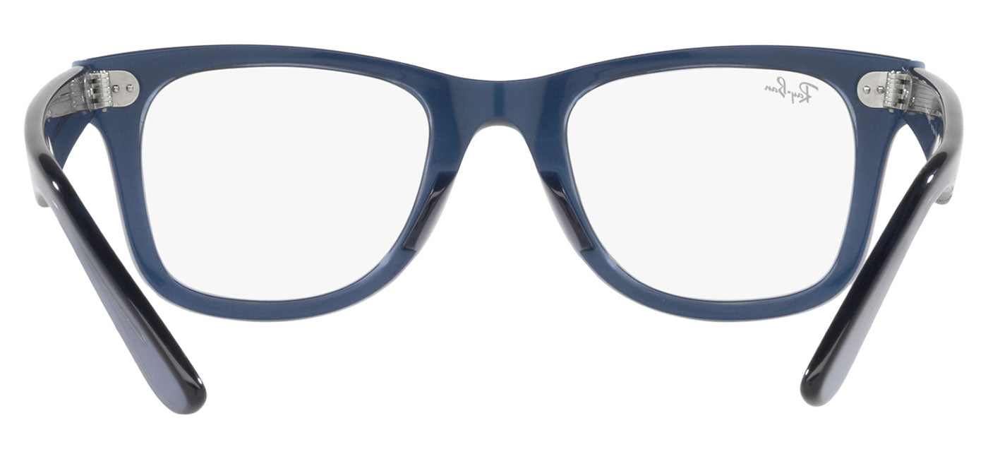 Ray-Ban RX4340V Wayfarer Ease Glasses - Transparent Dark Blue